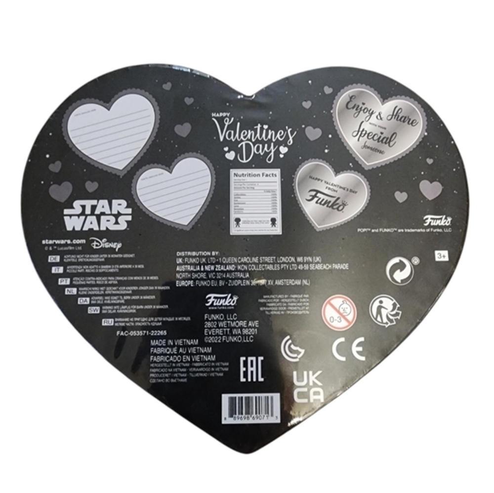 Funko pocket Pop!‎ Star Wars Valentines Day Heart Box w/4 vinyls figures - Picture 2 of 2